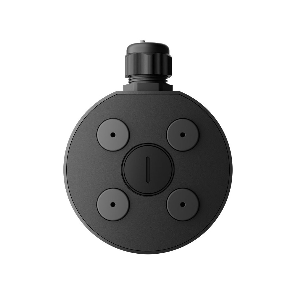 Boîte de jonction étanche pour caméra de surveillance - Noire